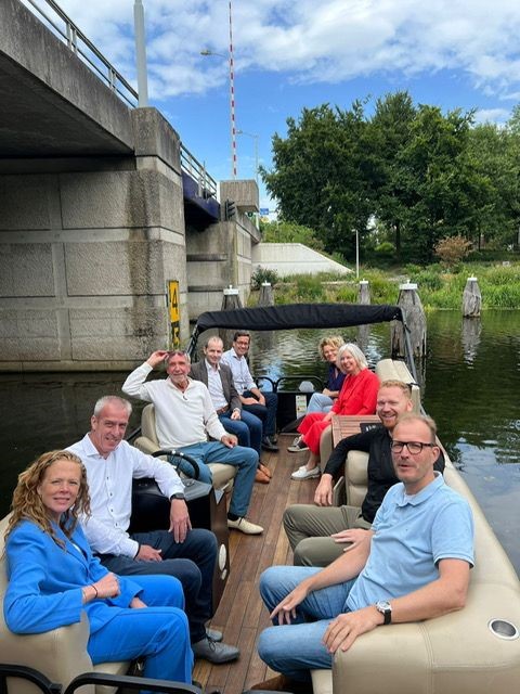 Bedrijsuitje op het water