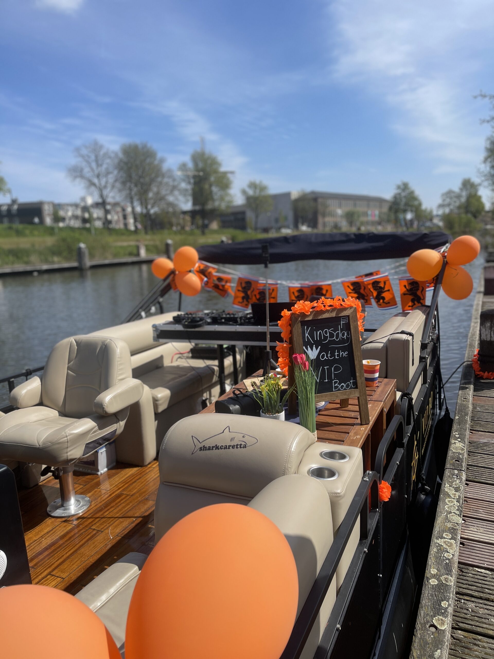 Koningsdag versiering