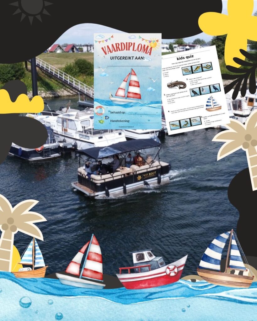 VIp boot Vaardiploma kinderen bootje varen