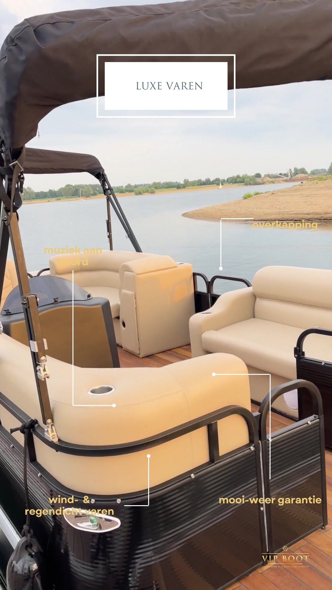 Varen met wind-regendicht service